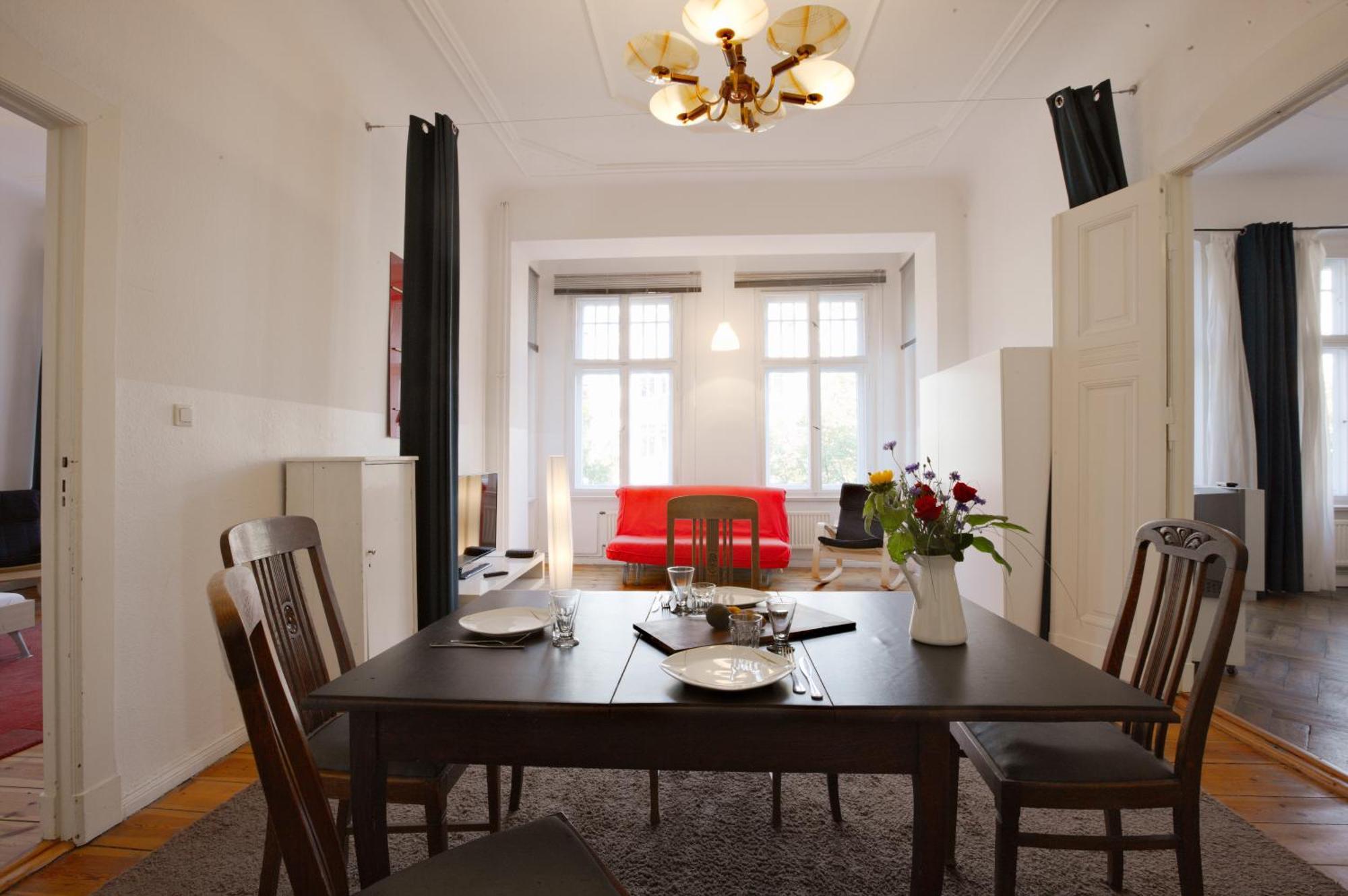 Elegante Altbauwohnung Berlin Kültér fotó