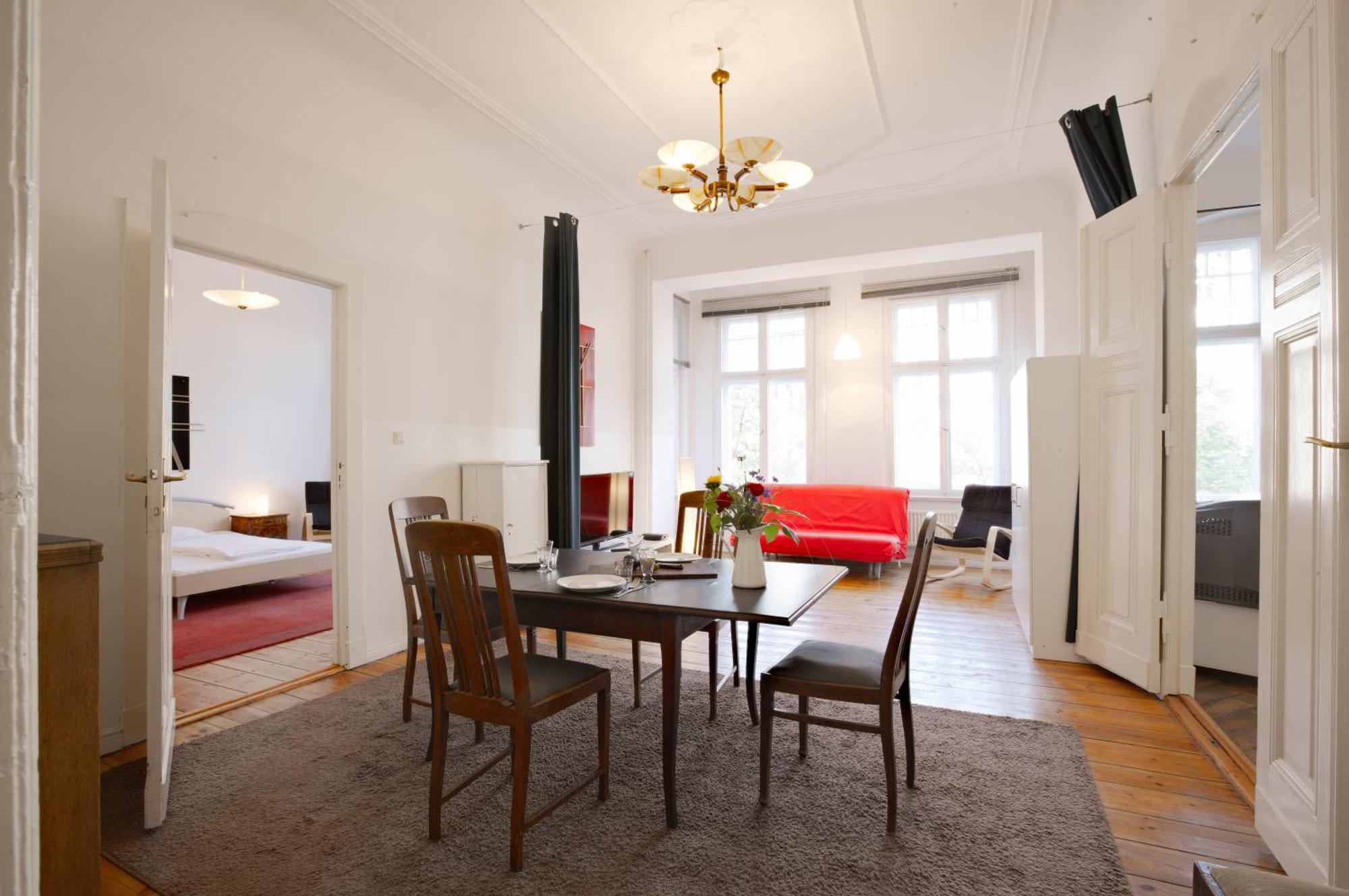 Elegante Altbauwohnung Berlin Kültér fotó