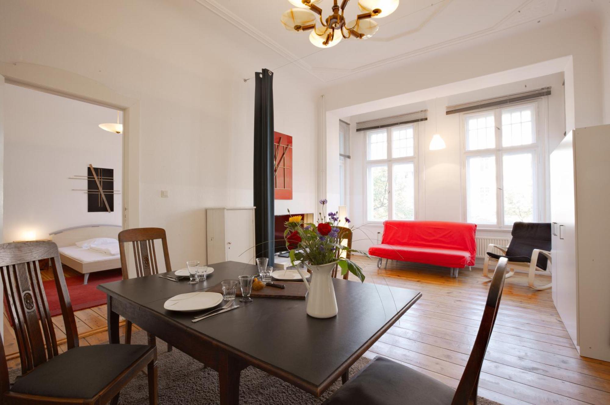 Elegante Altbauwohnung Berlin Kültér fotó